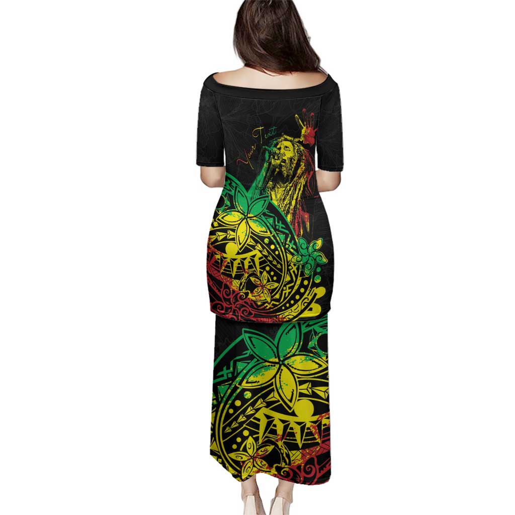 Personalised Reggae Jawaiian Festive Family Matching Puletasi and Hawaiian Shirt Mix Polynesian LT7 - Polynesian Pride