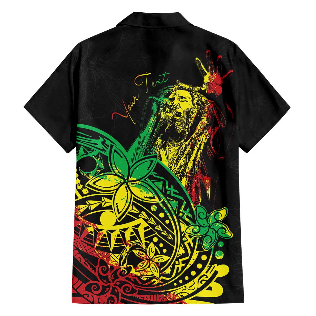Personalised Reggae Jawaiian Festive Family Matching Tank Maxi Dress and Hawaiian Shirt Mix Polynesian LT7 - Polynesian Pride