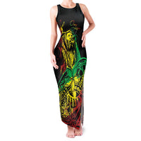 Personalised Reggae Jawaiian Festive Family Matching Tank Maxi Dress and Hawaiian Shirt Mix Polynesian LT7 Mom's Dress Reggae - Polynesian Pride