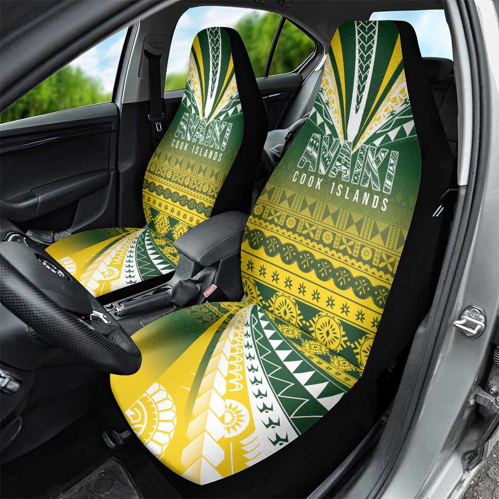 Cook Islands Rugby Car Seat Cover Kuki Avaiki LT7 - Polynesian Pride