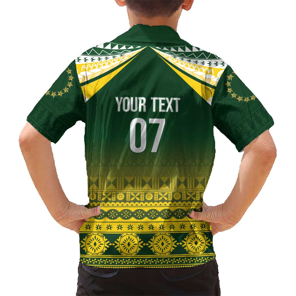 Cook Islands Rugby Custom Family Matching Mermaid Dress and Hawaiian Shirt Kuki Avaiki LT7 - Polynesian Pride