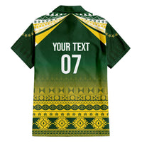 Cook Islands Rugby Custom Family Matching Off Shoulder Maxi Dress and Hawaiian Shirt Kuki Avaiki LT7 - Polynesian Pride