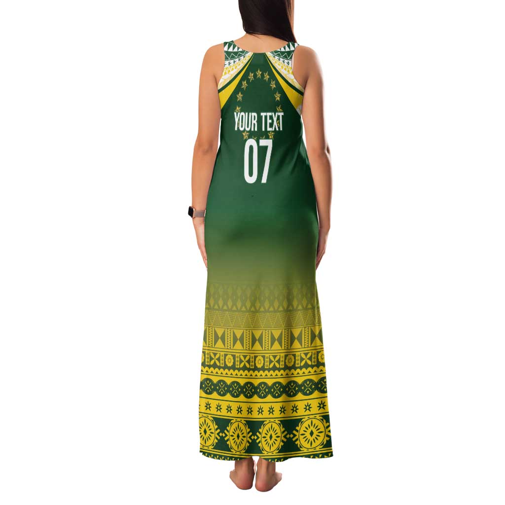 Cook Islands Rugby Custom Family Matching Tank Maxi Dress and Hawaiian Shirt Kuki Avaiki LT7 - Polynesian Pride