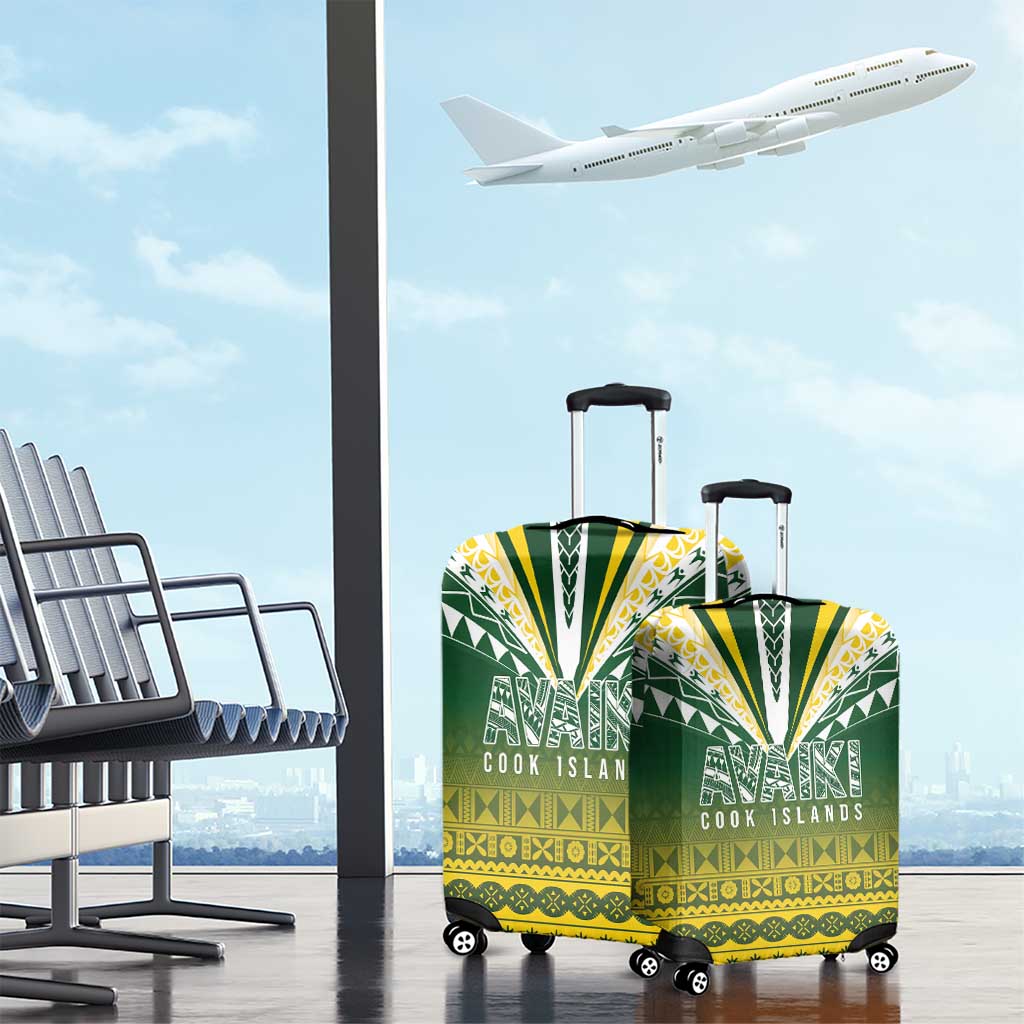 Cook Islands Rugby Luggage Cover Kuki Avaiki - Polynesian Pride