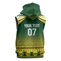 Cook Islands Rugby Custom Sleeveless Hoodie Kuki Avaiki LT7 - Polynesian Pride