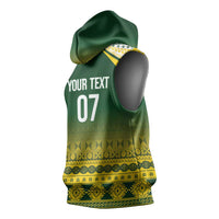 Cook Islands Rugby Custom Sleeveless Hoodie Kuki Avaiki LT7 - Polynesian Pride