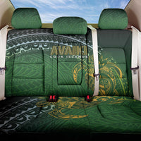 Cook Islands Rugby Kuki Avaiki Back Car Seat Cover Tribal Turtle - Polynesian Pride