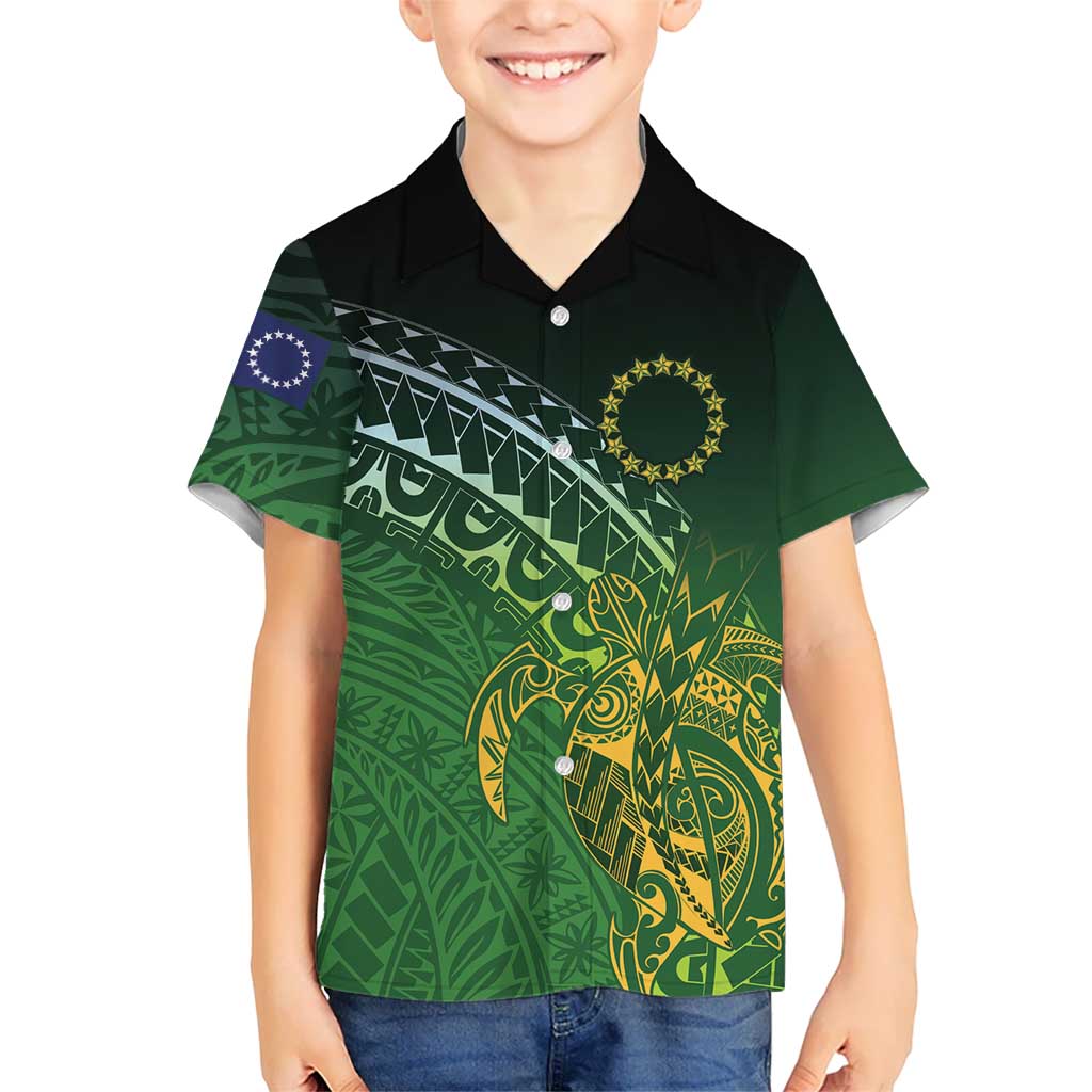 Cook Islands Rugby Kuki Avaiki Hawaiian Shirt Tribal Turtle - Polynesian Pride