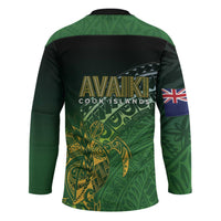 Cook Islands Rugby Kuki Avaiki Hockey Jersey Tribal Turtle - Polynesian Pride
