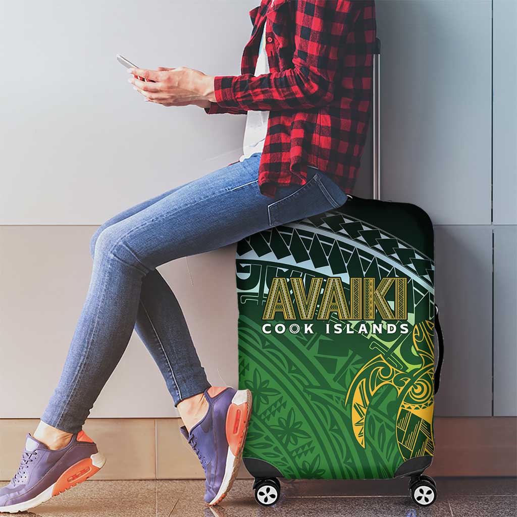 Cook Islands Rugby Kuki Avaiki Luggage Cover Tribal Turtle - Polynesian Pride