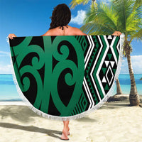 Maori Taniko Patterns Beach Blanket Pounamu Patiki Motifs Mix Whakairo Ngaru LT7 - Polynesian Pride