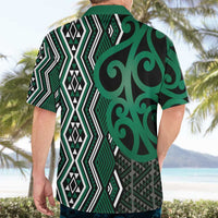 Maori Taniko Patterns Hawaiian Shirt Pounamu Patiki Motifs Mix Whakairo Ngaru LT7 - Polynesian Pride