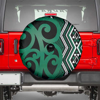 Maori Taniko Patterns Spare Tire Cover Pounamu Patiki Motifs Mix Whakairo Ngaru LT7 - Polynesian Pride