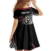 New Zealand Darts Personalised Family Matching Off Shoulder Short Dress and Hawaiian Shirt Silver Fern Dynamic LT7 - Polynesian Pride