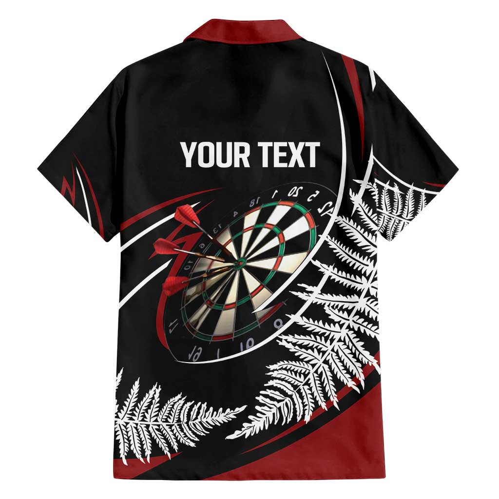 New Zealand Darts Personalised Family Matching Tank Maxi Dress and Hawaiian Shirt Silver Fern Dynamic LT7 - Polynesian Pride