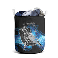 Maori Matariki Te Araroa Paikea Starry Laundry Basket Tangaroa Whakatauki