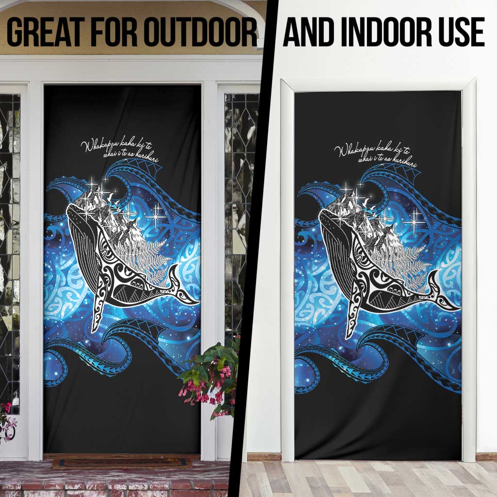 Maori Matariki Te Araroa Paikea Starry Door Cover Tangaroa Whakatauki