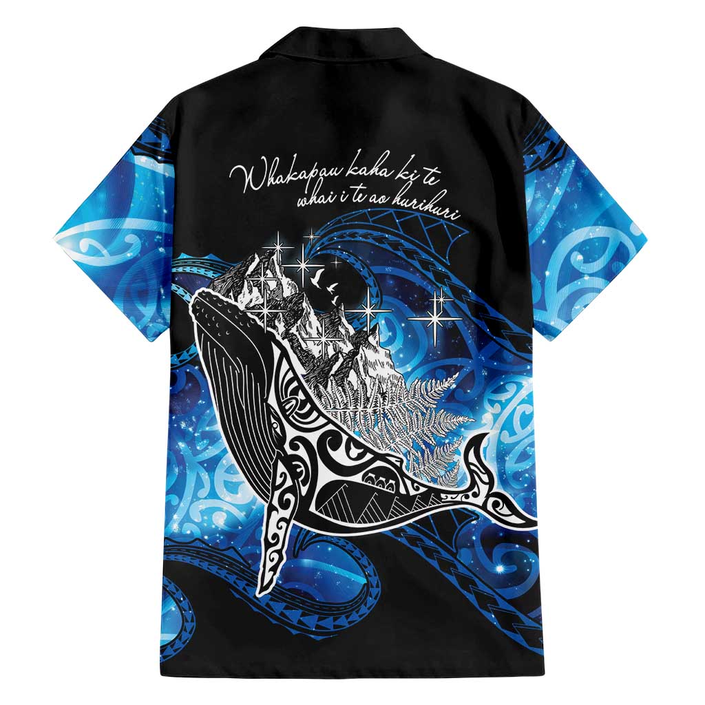 Maori Matariki Te Araroa Paikea Starry Family Matching Long Sleeve Bodycon Dress and Hawaiian Shirt Tangaroa Whakatauki LT7 - Polynesian Pride