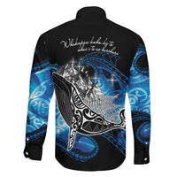 Maori Matariki Te Araroa Paikea Starry Family Matching Off Shoulder Maxi Dress and Hawaiian Shirt Tangaroa Whakatauki LT7 - Polynesian Pride