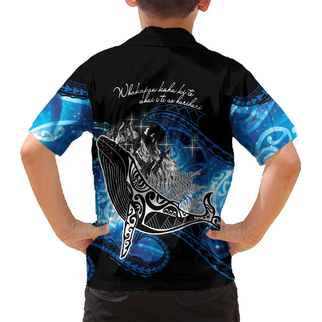 Maori Matariki Te Araroa Paikea Starry Hawaiian Shirt Tangaroa Whakatauki