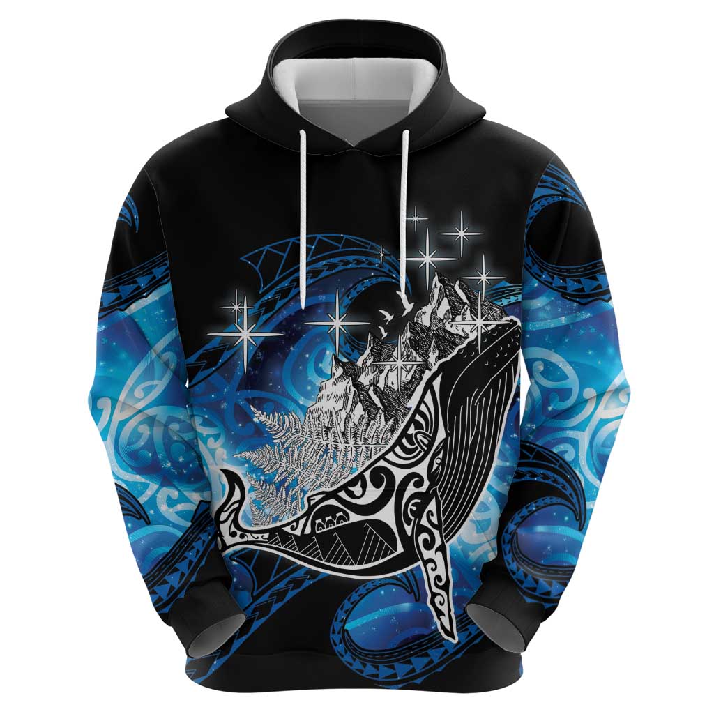 Maori Matariki Te Araroa Paikea Starry Hoodie Tangaroa Whakatauki LT7 - Polynesian Pride