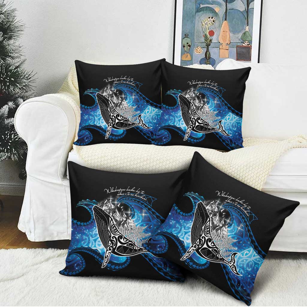Maori Matariki Te Araroa Paikea Starry Pillow Cover Tangaroa Whakatauki