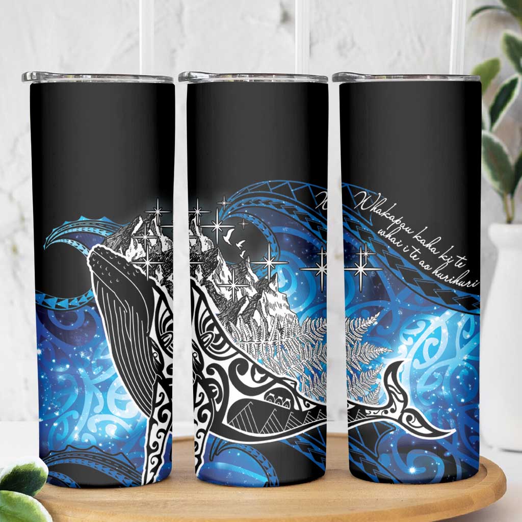 Maori Matariki Te Araroa Paikea Starry Skinny Tumbler Tangaroa Whakatauki LT7 - Polynesian Pride