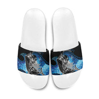 Maori Matariki Te Araroa Paikea Starry Slide Sandals Tangaroa Whakatauki