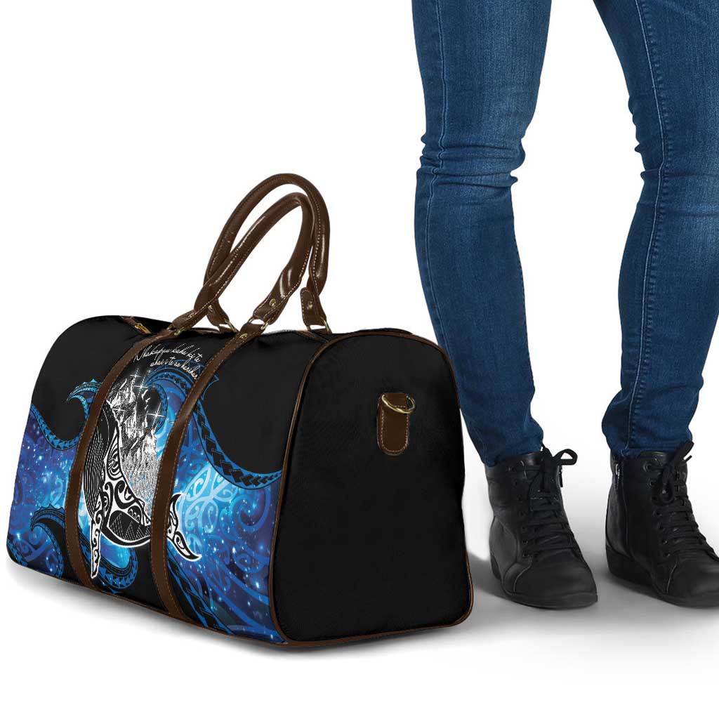 Maori Matariki Te Araroa Paikea Starry Travel Bag Tangaroa Whakatauki LT7 - Polynesian Pride