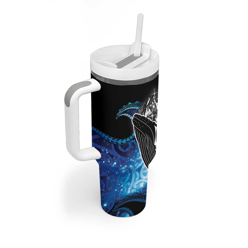 Maori Matariki Te Araroa Paikea Starry Tumbler With Handle Tangaroa Whakatauki LT7 - Polynesian Pride