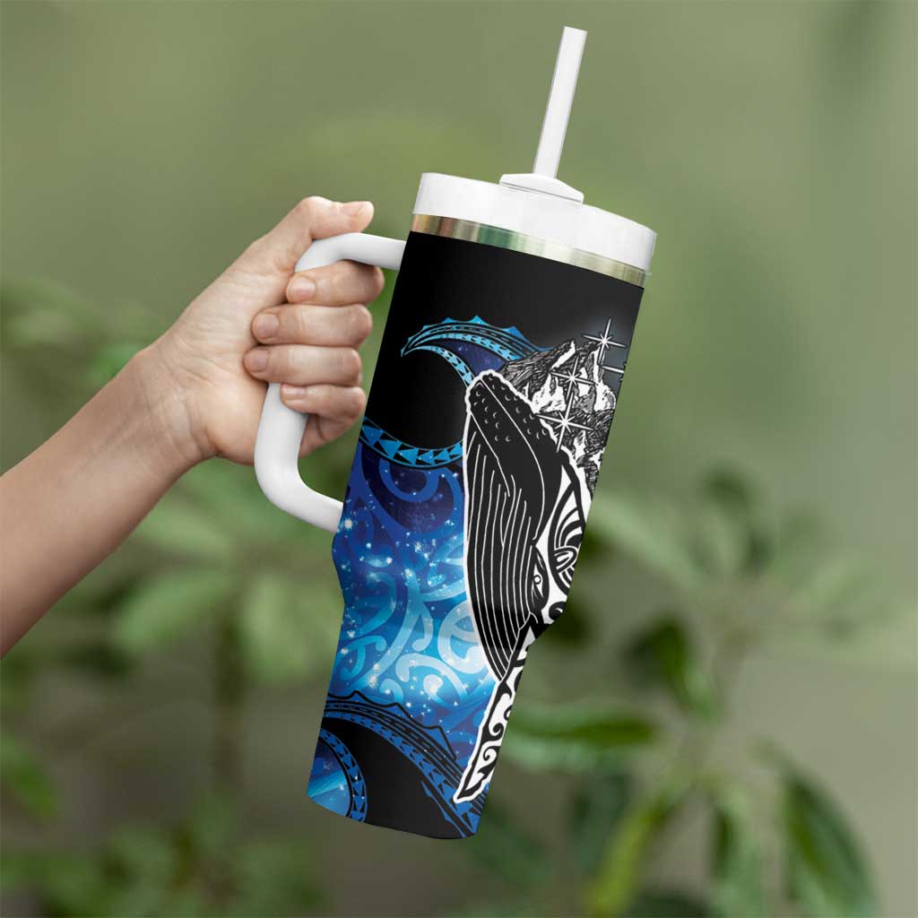 Maori Matariki Te Araroa Paikea Starry Tumbler With Handle Tangaroa Whakatauki LT7 - Polynesian Pride