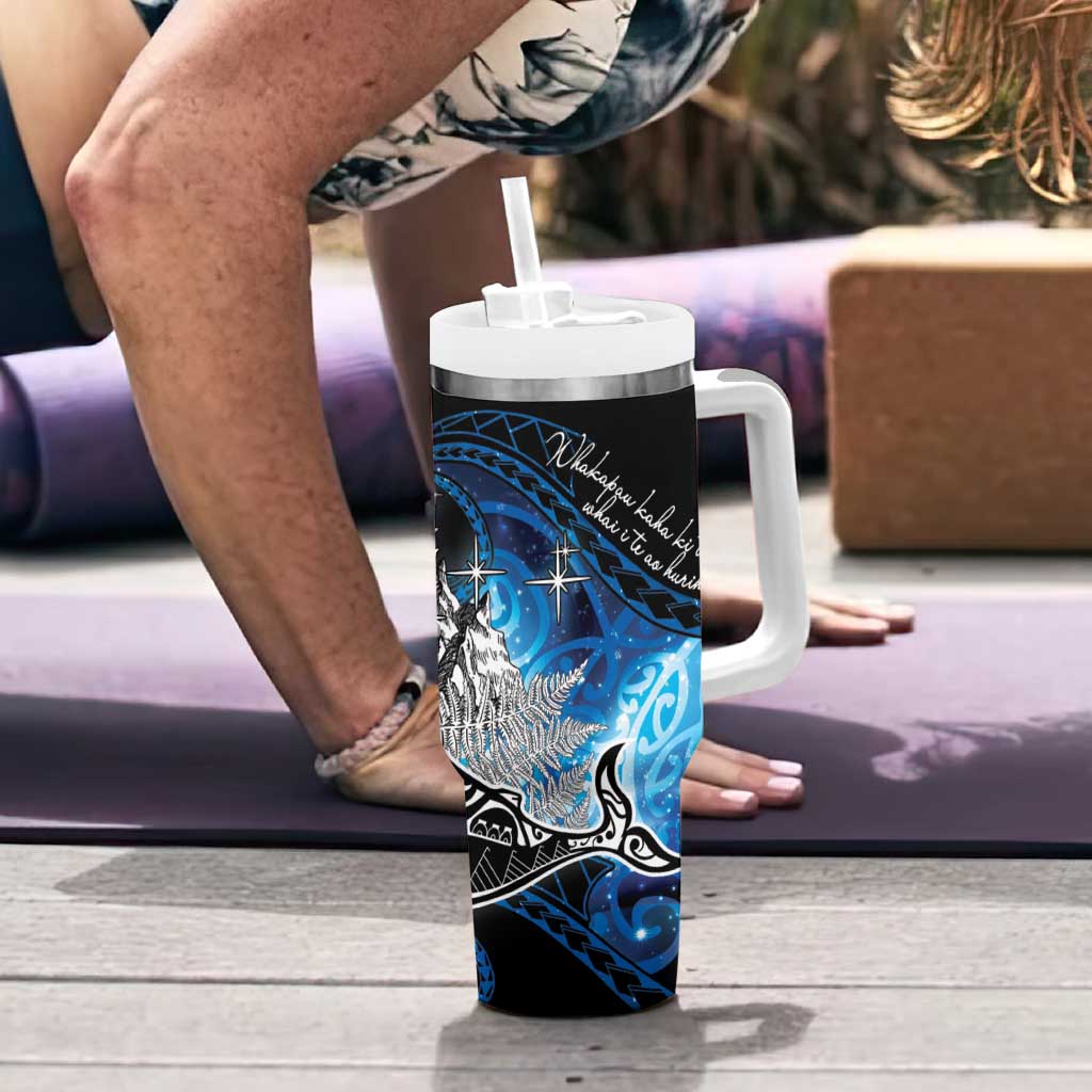 Maori Matariki Te Araroa Paikea Starry Tumbler With Handle Tangaroa Whakatauki LT7 - Polynesian Pride
