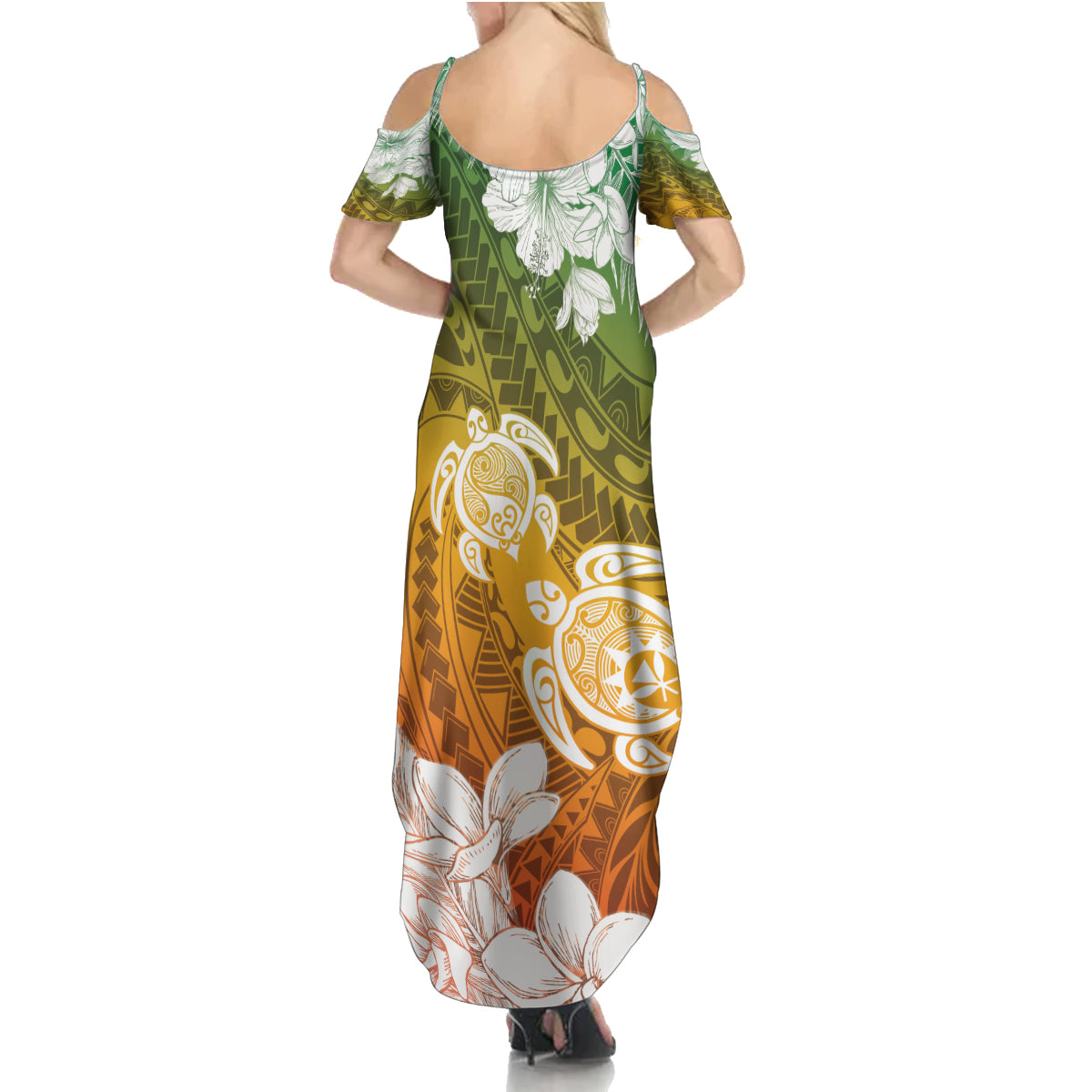 Kanaka Maoli Hawaii Flag Day Family Matching Summer Maxi Dress and Hawaiian Shirt Vibrant Frangipani LT7 - Polynesian Pride