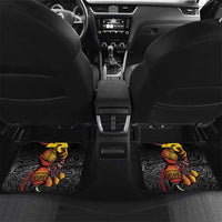 Personalized Papua New Guinea Milne Bay Car Mats Bagi Necklace Mix Lime Pot Grunge