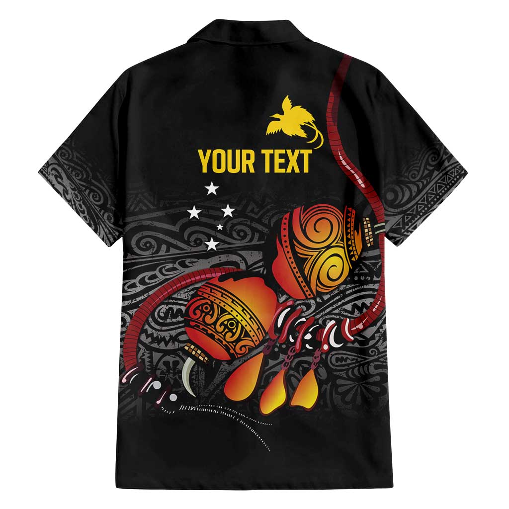 Personalized Papua New Guinea Milne Bay Family Matching Off Shoulder Short Dress and Hawaiian Shirt Bagi Necklace Mix Lime Pot Grunge LT7 - Polynesian Pride