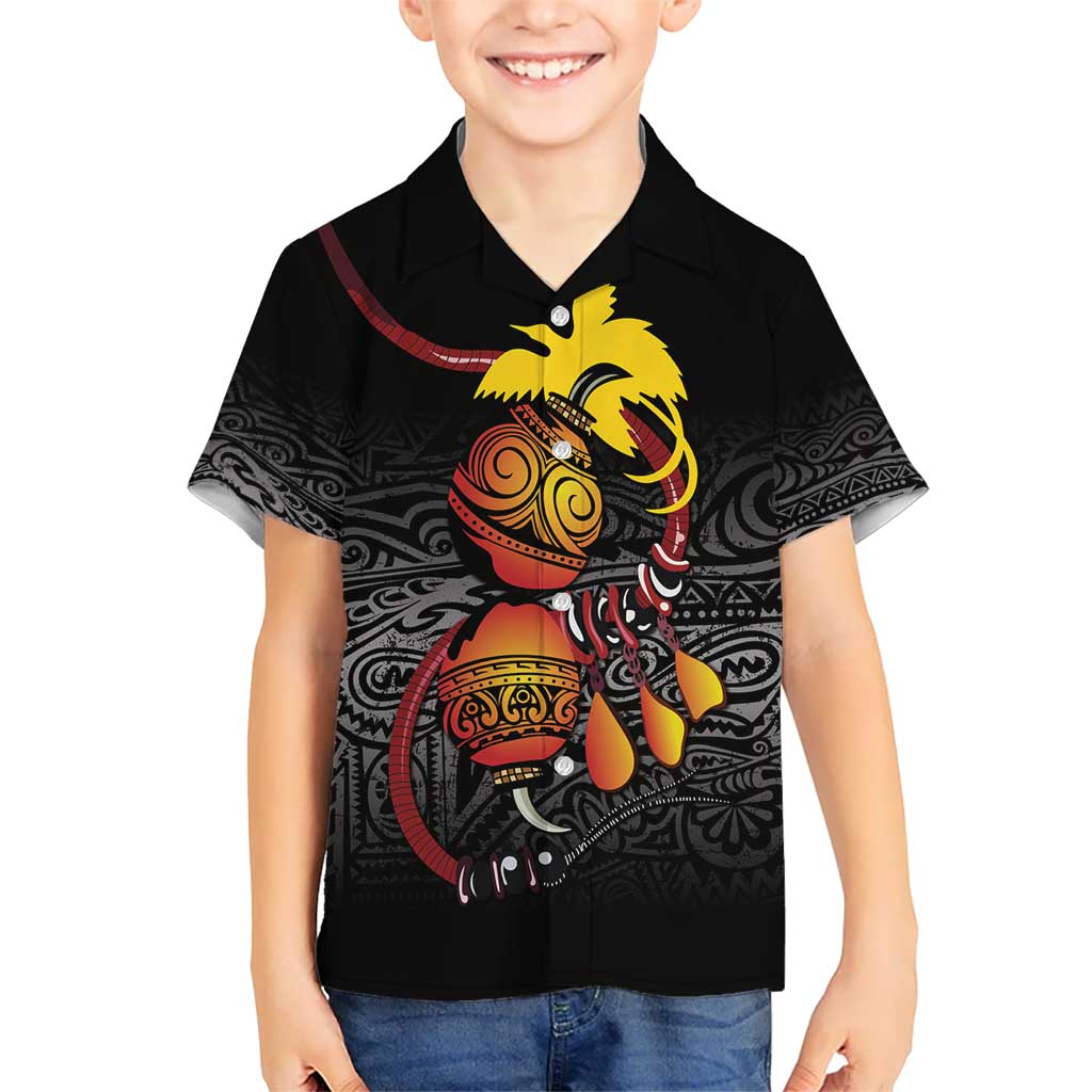 Personalized Papua New Guinea Milne Bay Hawaiian Shirt Bagi Necklace Mix Lime Pot Grunge