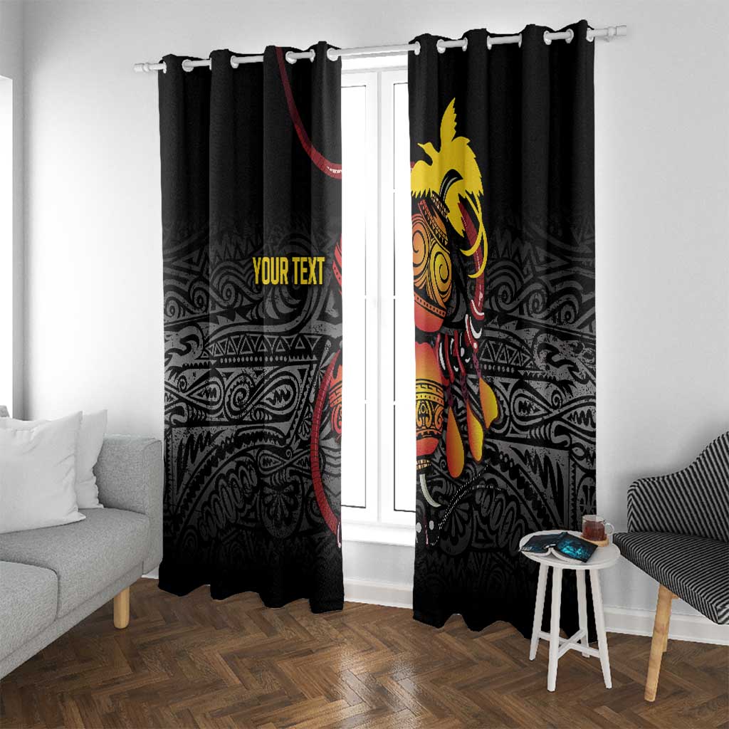 Personalized Papua New Guinea Milne Bay Window Curtain Bagi Necklace Mix Lime Pot Grunge