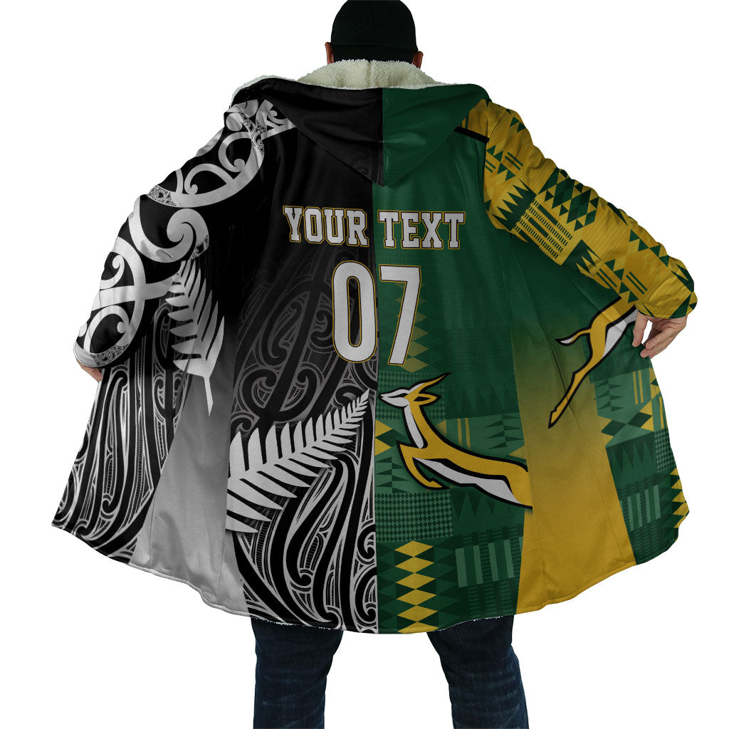 Custom Rugby South Africa New Zealand Greatest Rivals Cloak Tribal Motifs LT7 - Polynesian Pride