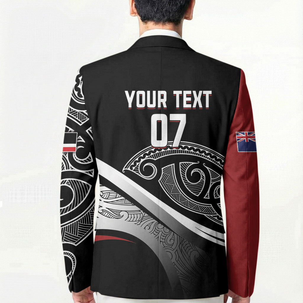 Aotearoa Maori Rugby Custom Blazer Kapa O Pango LT7 - Polynesian Pride