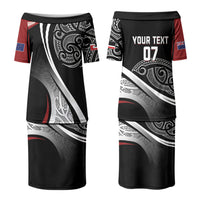 Aotearoa Maori Rugby Custom Couples Matching Puletasi and Hawaiian Shirt Kapa O Pango LT7 - Polynesian Pride
