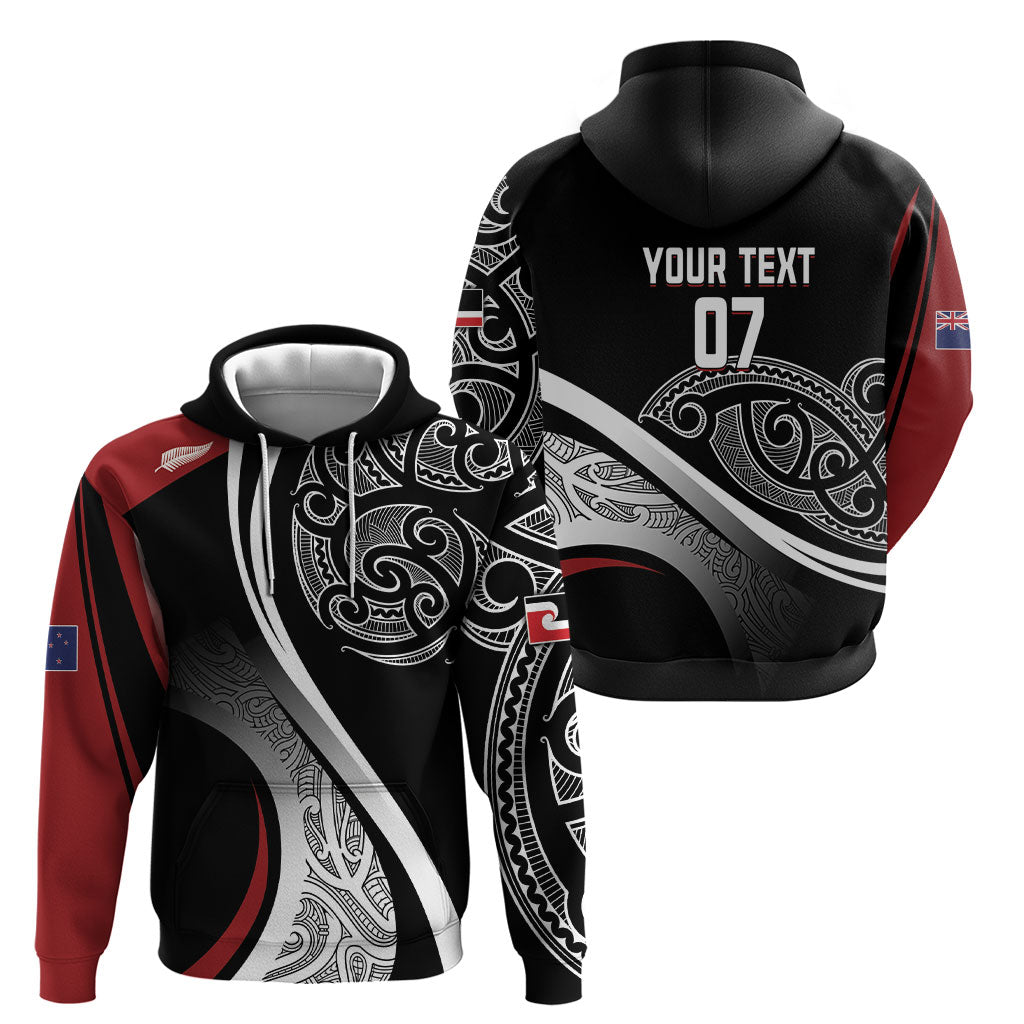 Aotearoa Maori Rugby Custom Hoodie Kapa O Pango LT7 - Polynesian Pride