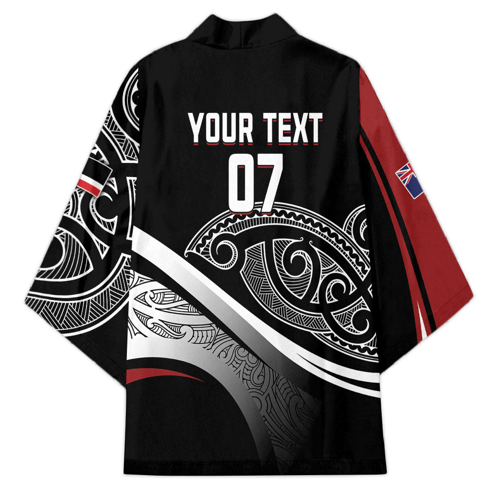 Aotearoa Maori Rugby Custom Kimono Kapa O Pango LT7 - Polynesian Pride