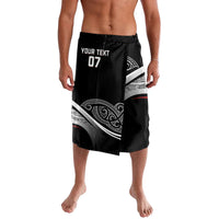 Aotearoa Maori Rugby Custom Lavalava Kapa O Pango LT7 Black - Polynesian Pride
