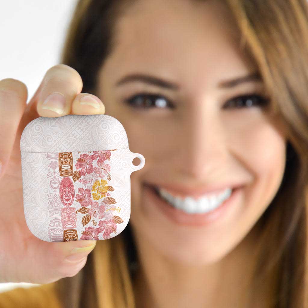 Christmas Aloha Hawaii Tiki AirPods Case Hibiscus Spring Colors - Polynesian Pride