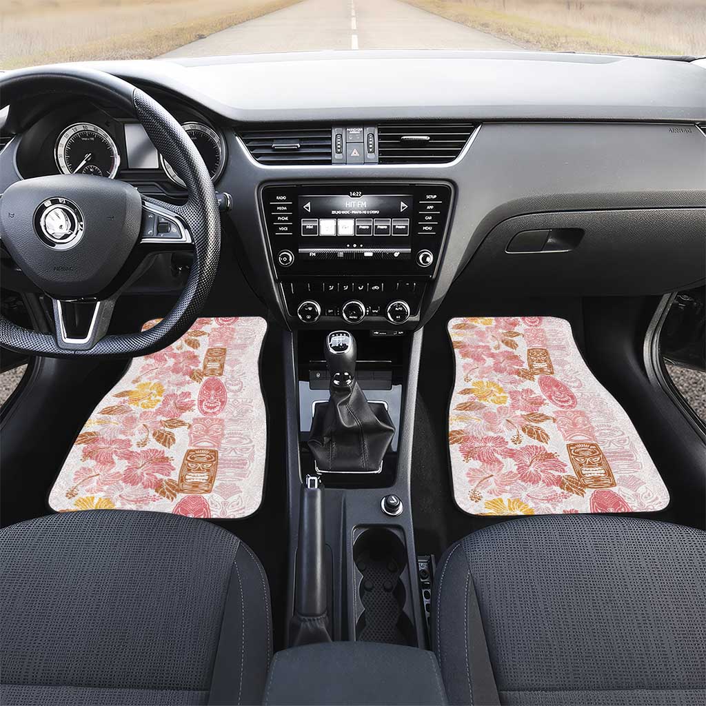 Christmas Aloha Hawaii Tiki Car Mats Hibiscus Spring Colors - Polynesian Pride