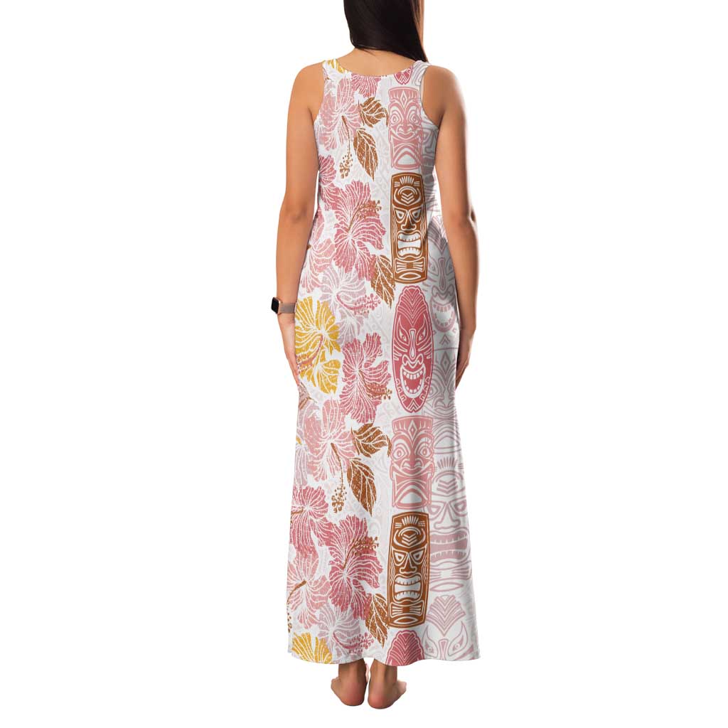 Christmas Aloha Hawaii Tiki Family Matching Tank Maxi Dress and Hawaiian Shirt Hibiscus Spring Colors LT7 - Polynesian Pride