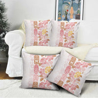 Christmas Aloha Hawaii Tiki Pillow Cover Hibiscus Spring Colors - Polynesian Pride