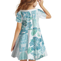 Christmas Aloha Hawaii Tiki Family Matching Mermaid Dress and Hawaiian Shirt Hibiscus Summer Colors LT7 - Polynesian Pride