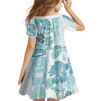 Christmas Aloha Hawaii Tiki Family Matching Puletasi and Hawaiian Shirt Hibiscus Summer Colors LT7 - Polynesian Pride