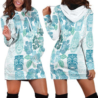Christmas Aloha Hawaii Tiki Hoodie Dress Hibiscus Summer Colors LT7 - Polynesian Pride